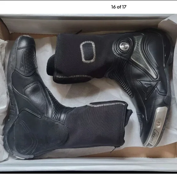 Dainese R Axial Pro In Motorcycle Boots Black Internal Carbon Men's US 8.5 MINT - Picture 16 of 16